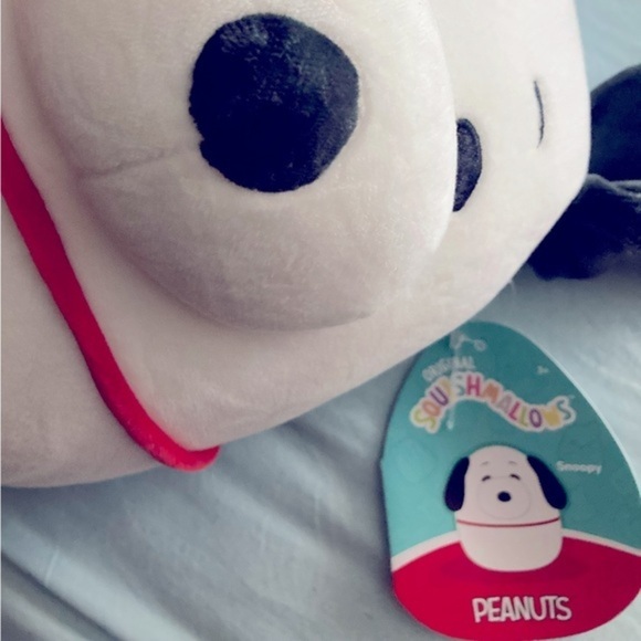 Squishmallow 8in Peanuts Gang Snoopy Dog Plush NWT - Picture 1 of 3
